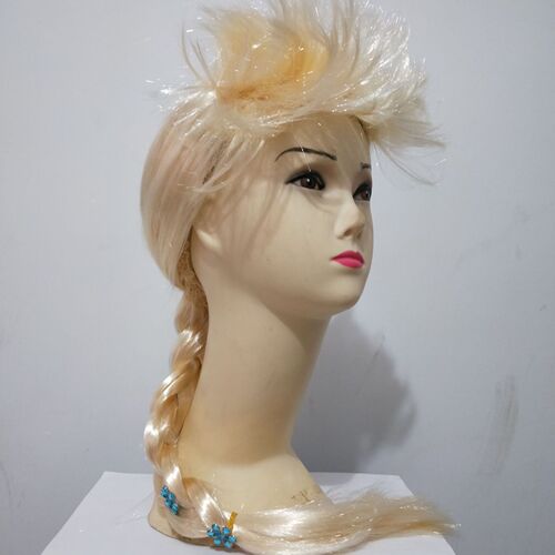 New Frozen wholesale cosplay wig braids direct sale Frozen wig princess braids