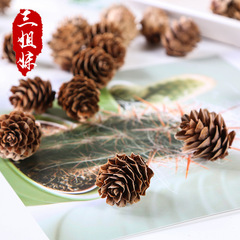 Pinecone small fallen leaves mini pine flowers diy handmade crafts chandelier North China fallen leaves Christmas pendant decoration wholesale