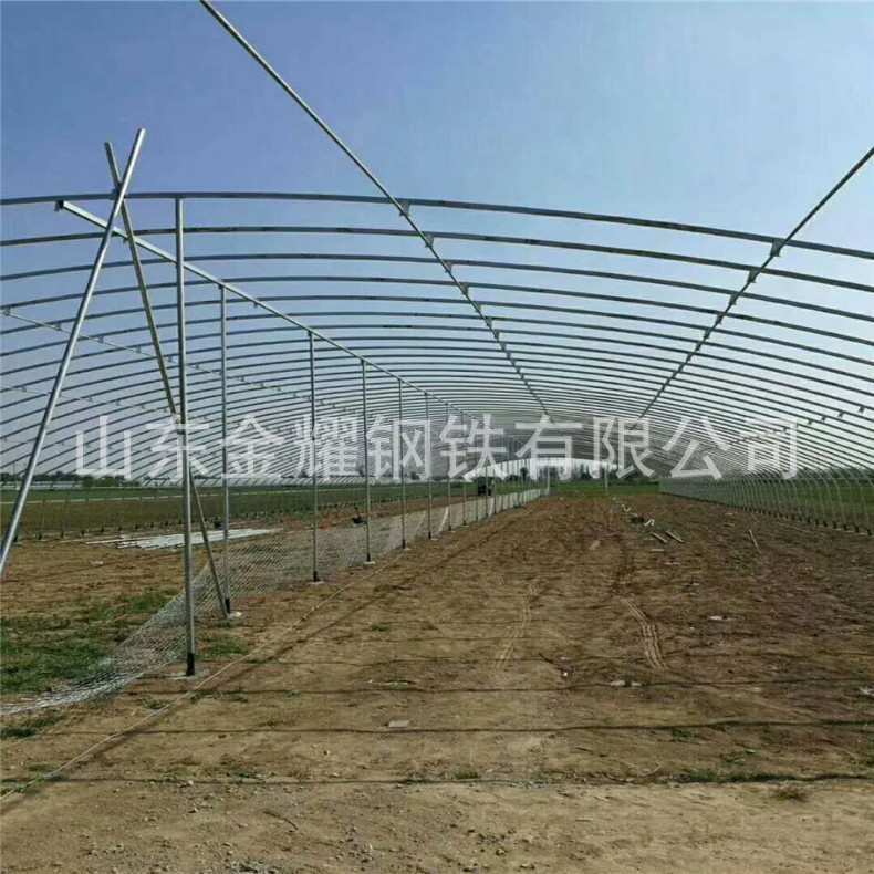 专营大棚管热镀锌钢管使用寿命长 强度好不生锈大棚镀锌管 配件全