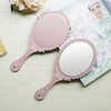 Retro handheld handle, mirror for princess