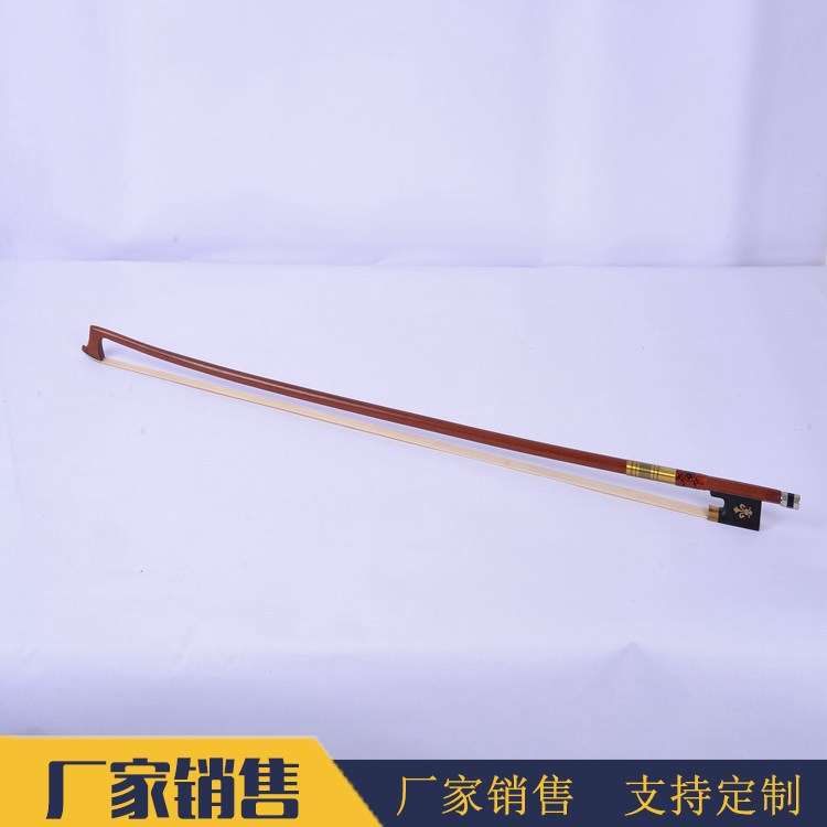 1/24/4 mediano y grande arco de violín arco varilla rendimiento grado Cola de Caballo pelo arco brasileño accesorios de madera