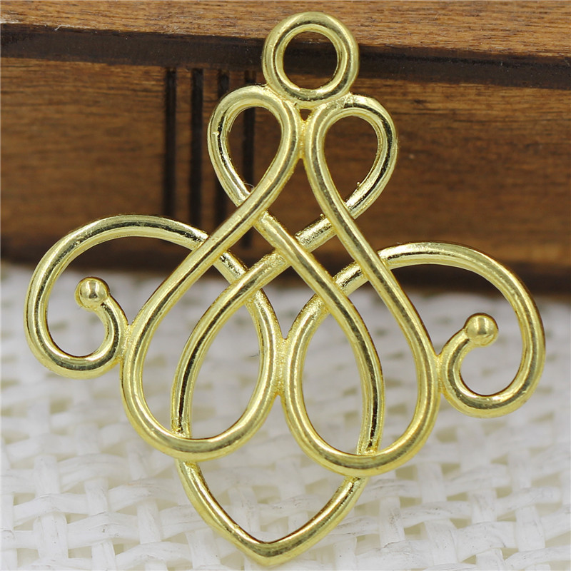 30*32MM铜线环挂件 diy古风发簪头饰材料配件