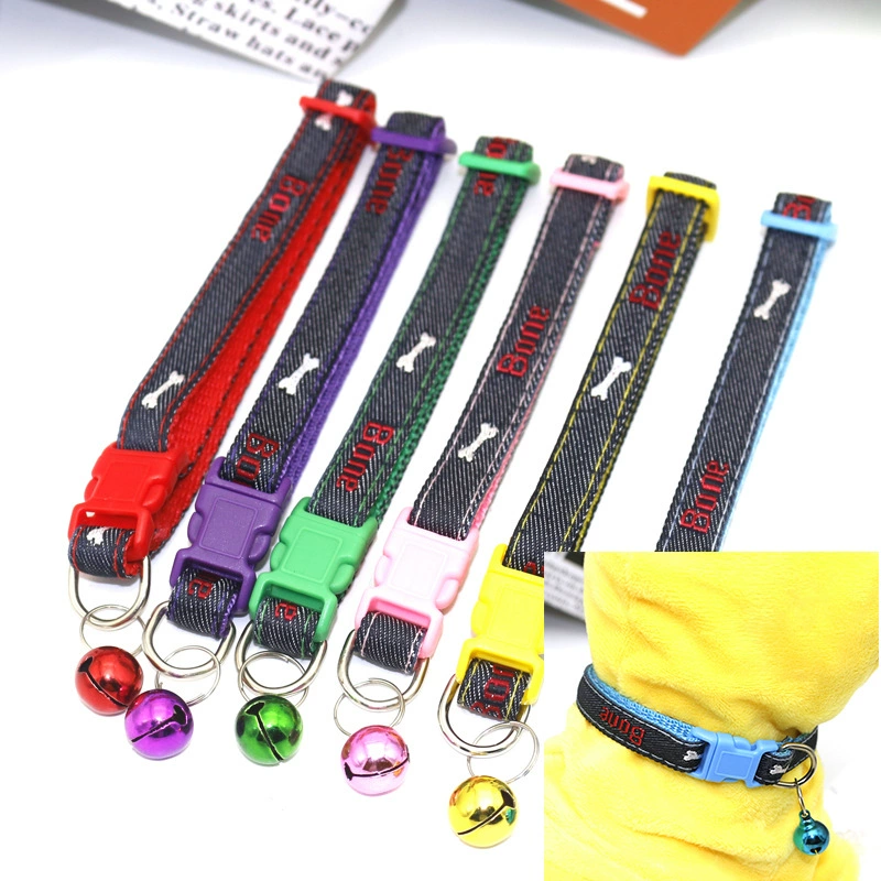 Pet Ковбойский Воротник Pet Белл Воротник Кошка Воротник Собака Воротник Патч Воротник Ювелирные Изделия