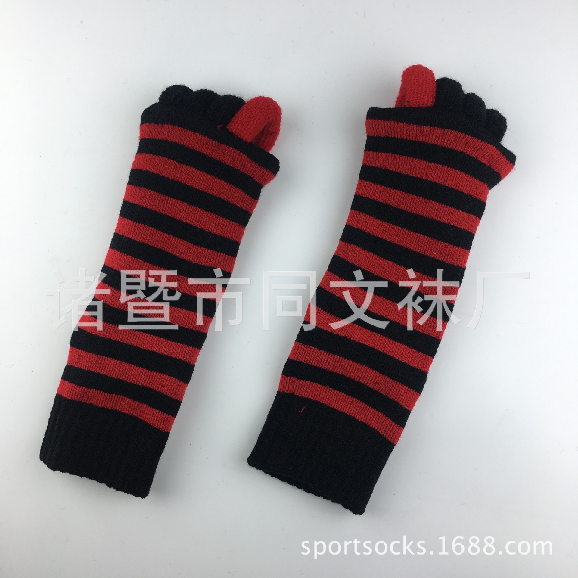 Calcetines del dedo del pie japoneses y coreanos calcetines del dedo del pie de la yoga del masaje DE LA SALUD calcetines del dedo del pie del algodón de acrílico suave de las mujeres calcetines abiertos del dedo del pie