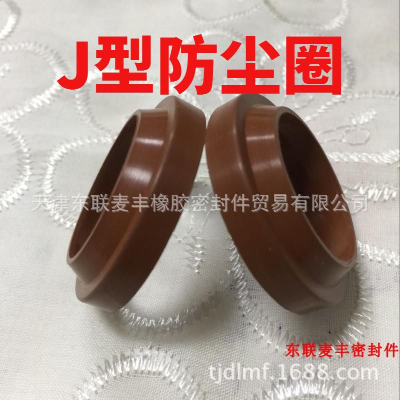 J型无骨架油封JA25-200型防尘圈 防尘密封圈 氟胶油封 氟胶防尘圈