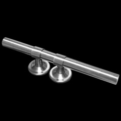 Jinrongda stainless steel adjustable aluminum alloy door handle double-open wooden door simple handle old-fashioned anti-theft door large