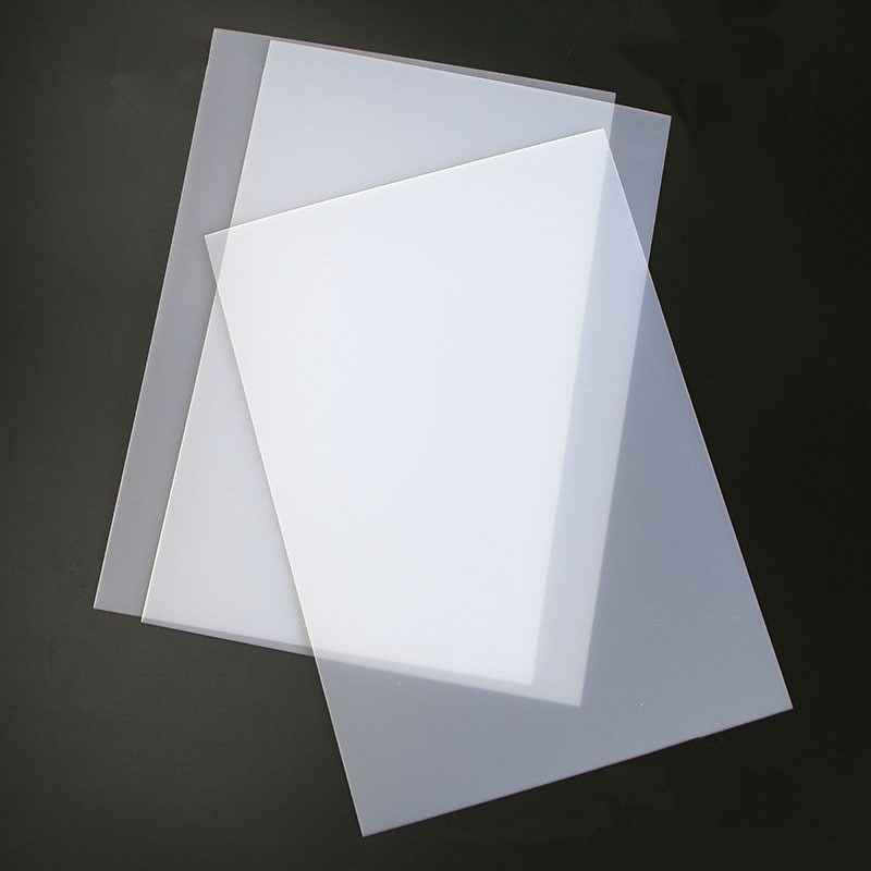 厂家供应A3 A4 A5半透明PP塑料板pp磨砂塑料转箱塑料隔层板