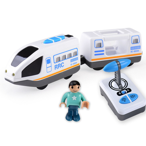 Intelligent Magnetic Electric Remote Control Train Compatible with Thomas' Wooden Track Small Train Powered Toy