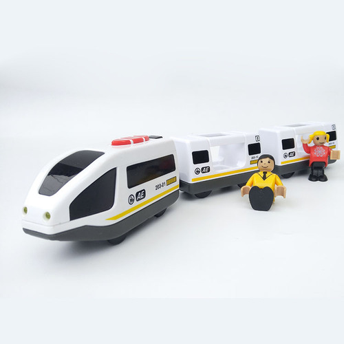 Intelligent Magnetic Electric Remote Control Train Compatible with Thomas' Wooden Track Small Train Powered Toy