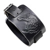 Leather bracelet, European style, genuine leather, punk style, wholesale