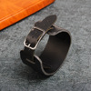 Leather bracelet, European style, genuine leather, punk style, wholesale