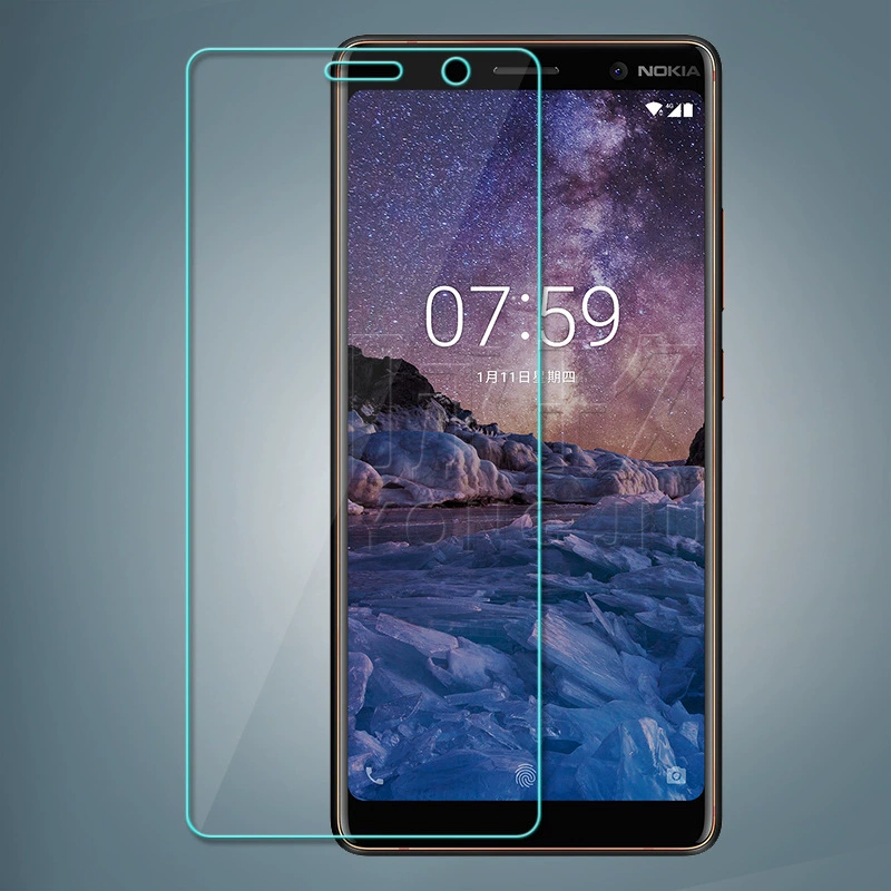 Nokia, совместимая защитная стеклянная ударопрочная защитная пленка для мобильного телефона, 7plus