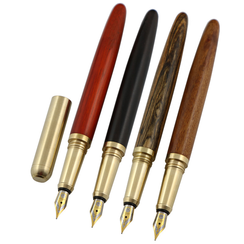 Brass wooden pen ebony sandalwood rosewood