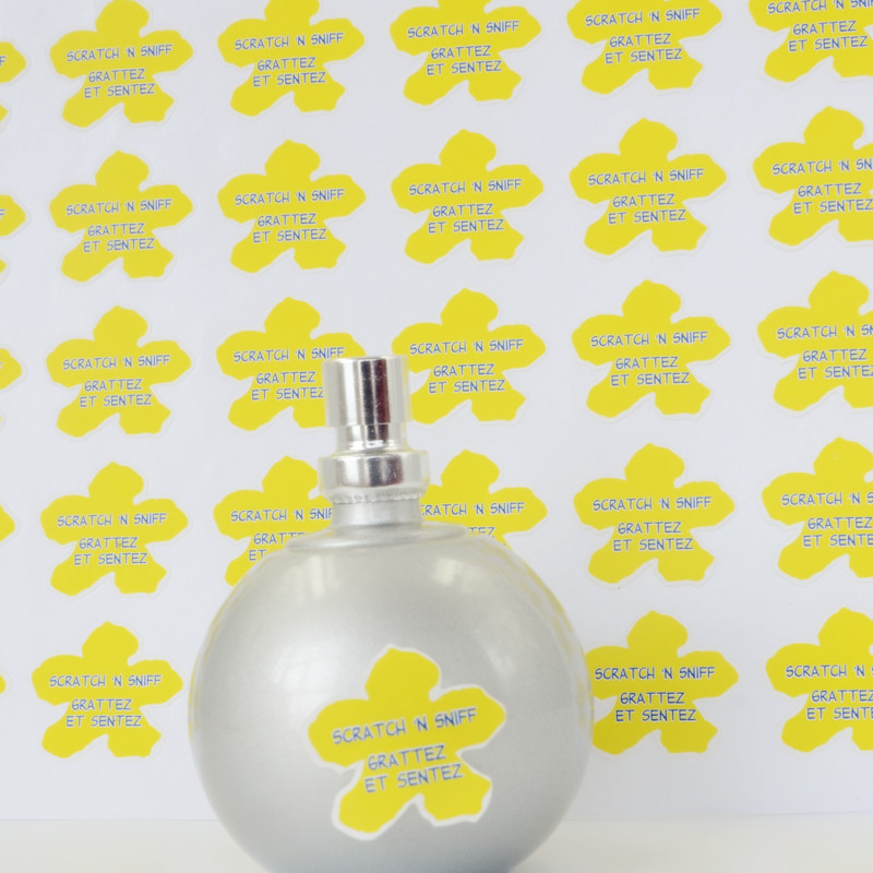 不干胶材料刮刮香贴纸 香味书签 制作儿童玩具卡通不干胶贴纸