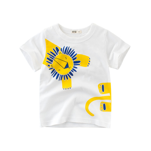 children's summer short sleeve T-shirt for boys