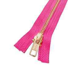 正品YKK服装辅料批发品牌吉田5号金铜开口开尾金属环保拉链