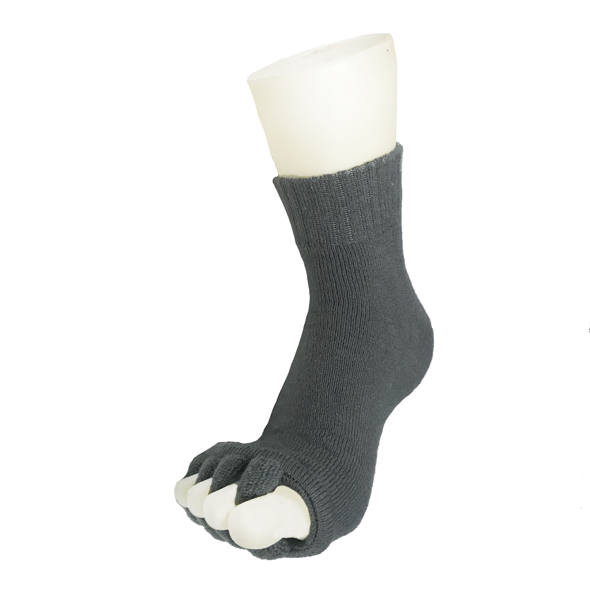 Calcetines del dedo del pie japoneses y coreanos calcetines del dedo del pie de la yoga del masaje DE LA SALUD calcetines del dedo del pie del algodón de acrílico suave de las mujeres calcetines abiertos del dedo del pie