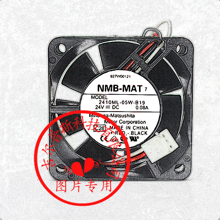 NMB-MAT 2410ML-05W-B19/10 24V 0.08A 60*60*25mm 散热风扇