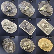 黄铜皮带扣，复古黄铜男士欧美风格皮带扣，铜扣头工厂批发