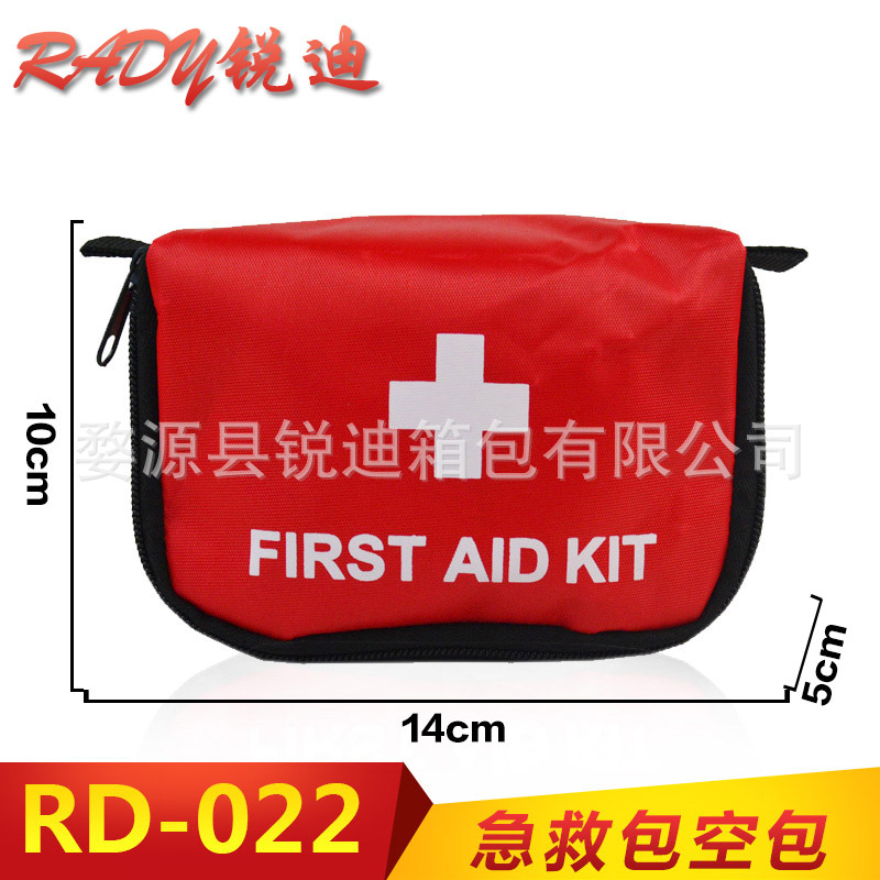 Botiquín de primeros auxilios portátil para coche, kit de emergencia para exteriores, kit médico pequeño de tela Oxford para protección del hogar, venta al por mayor