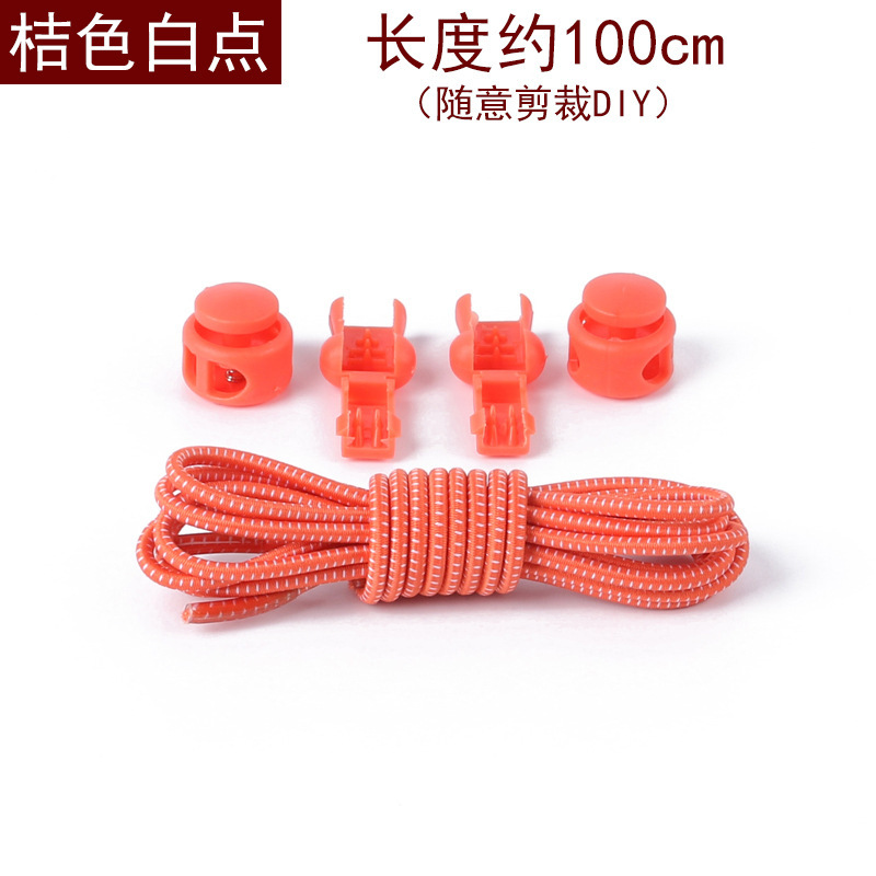 Fabricante de cordones de color Banda elástica redonda de primavera hebilla banda niños adultos elástico libre cordón Perezoso