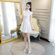 Lace Cheongsam Dress Modified Girl's Fresh and Elegant 2024 New Slim-fit Slimming Dress Cheongsam Young