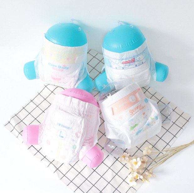 供应充气纸尿裤模型 展示纸尿裤拉拉裤充气模型屁模