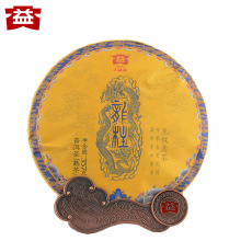 大益普洱茶叶熟茶2017年龙柱圆茶357g茶饼云南勐海茶厂普洱茶批发