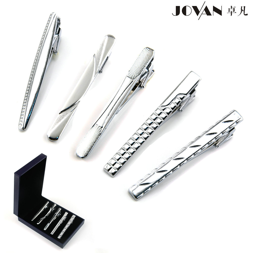 High-End Business Metal Men's Tie Clip, Retro Simple Collar Clip, Best-Selling Model, Zhuofan Jovan