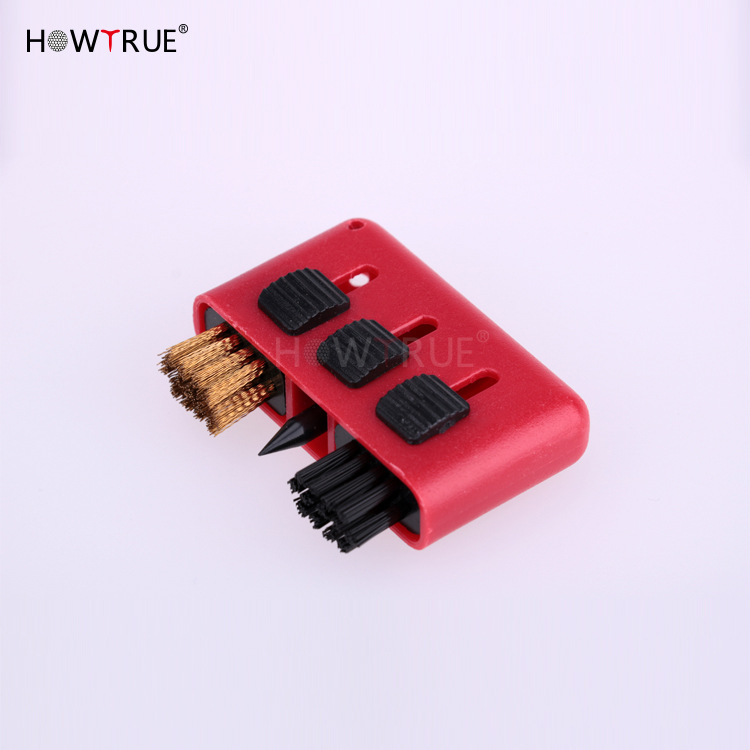 's Best-selling Golf Club Cleaning Brush Three-in-one Mini Multi-functional Cleaning Brush Club Cleaning Brush