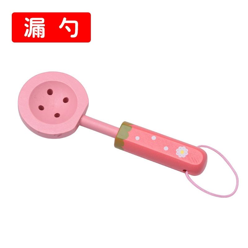 Деревянный набор кухонной игрушки (ToyWoo) — аксессуары для нарезки и готовки, реалистичная сковорода вок и горшок, возраст 4–6 лет