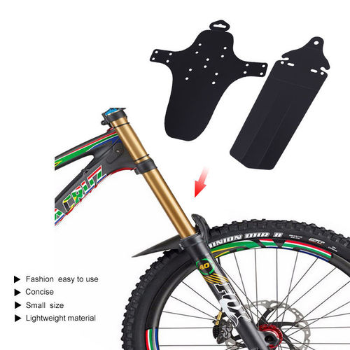Bicycle fender, portable ultra-thin front fork, simple rain protection, mountain bike fender, universal model, exclusive for cross-border supply