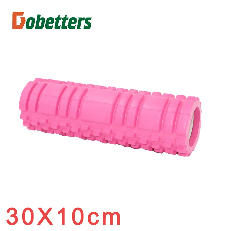 EVA hollow textured massage roller (Dobetters) 30×10 cm — mini yoga balance stick