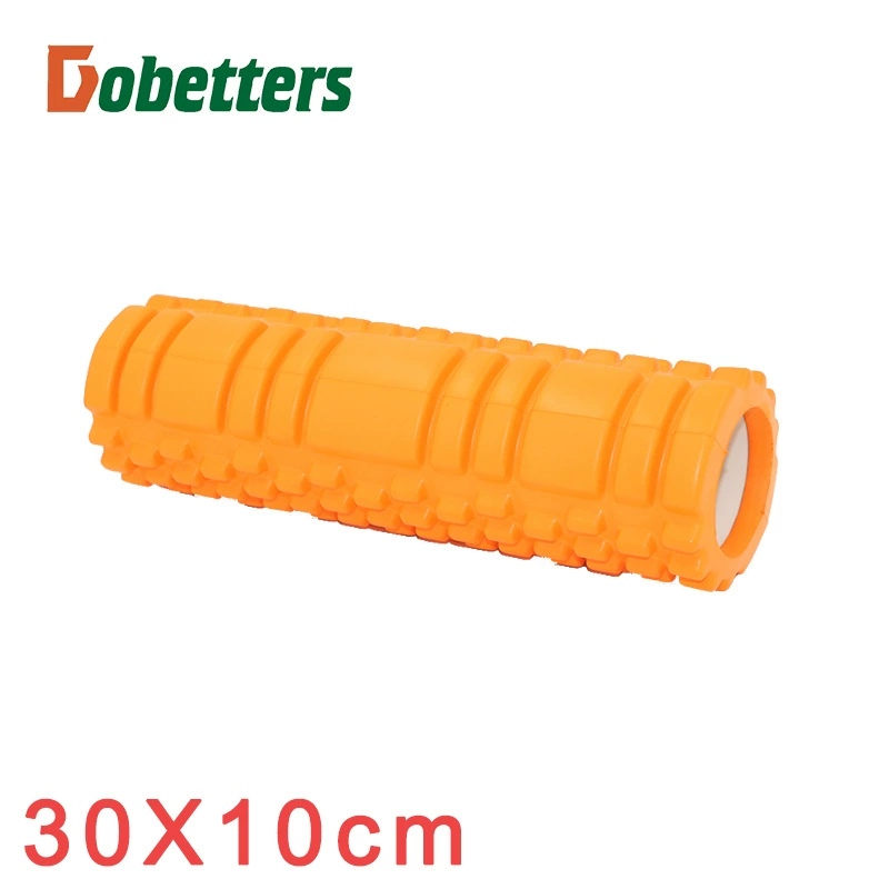 EVA hollow textured massage roller (Dobetters) 30×10 cm — mini yoga balance stick