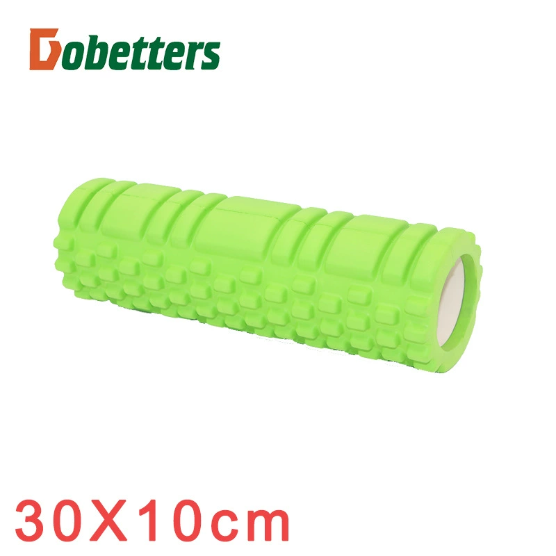 EVA hollow textured massage roller (Dobetters) 30×10 cm — mini yoga balance stick