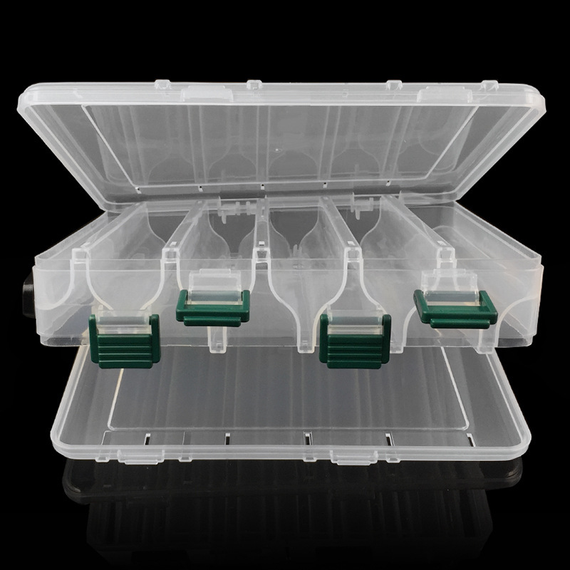 Luya double -layer bait box 20 (27) × 17 × 4.5cm Luya box bait box fishing gear box wholesale accessories box 2