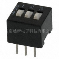 直插3位CTS拨码开关208-3S 指拨开关 DIP开关 原装进口