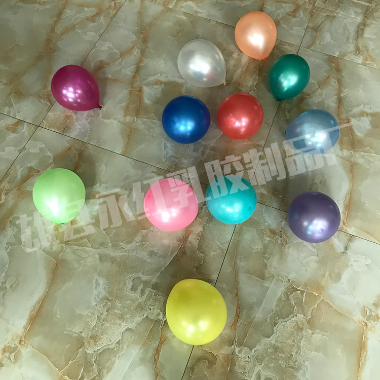 Venta al por mayor 1,5g 10 pulgadas grueso perla globo boda arreglo arco globo redondo publicidad globo impresión