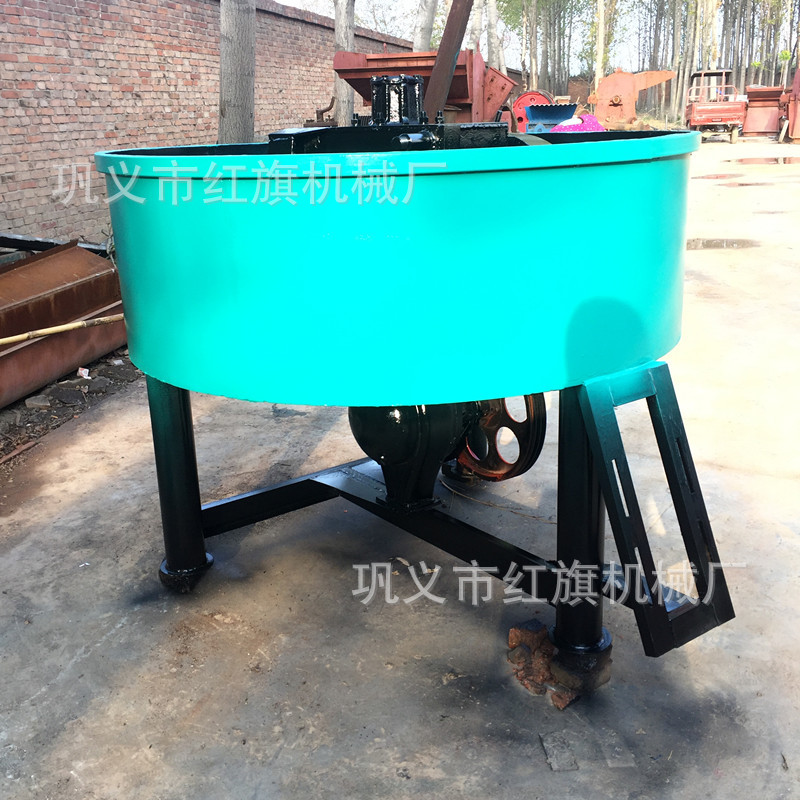 轮碾机 辗轮式矿业混砂机立式平口轮碾机 各种型号轮碾搅拌机