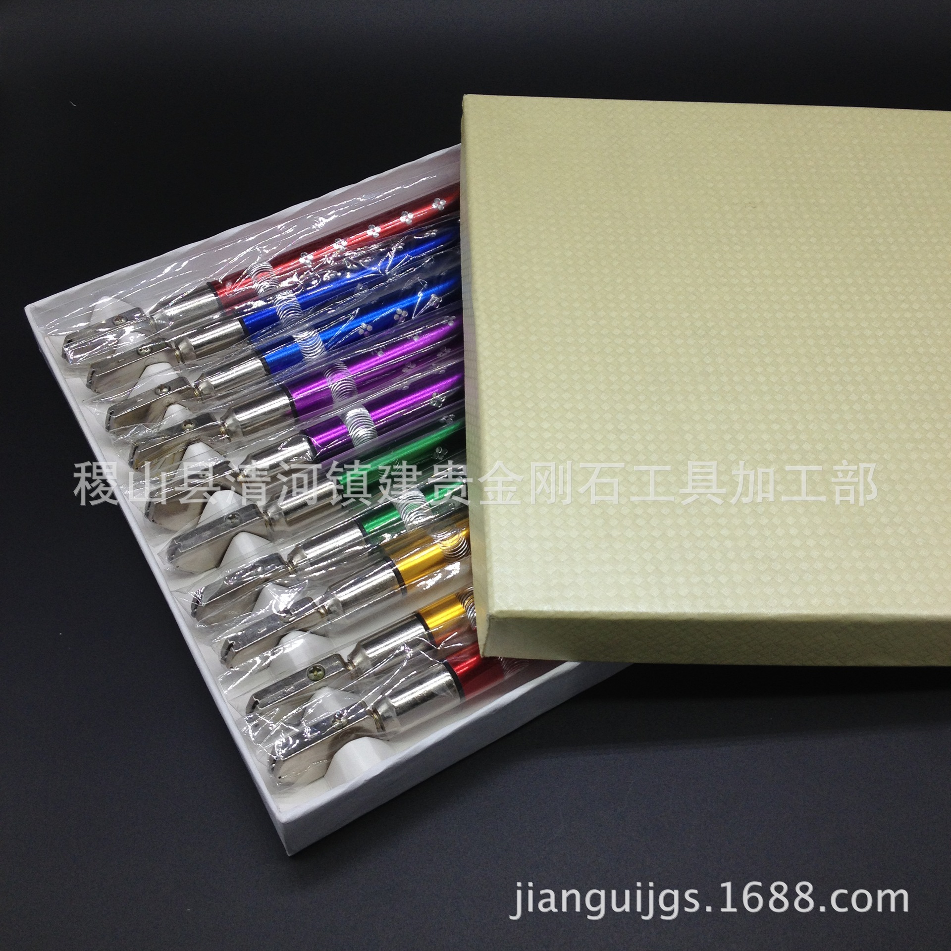 Glass knife aluminum alloy colorful glass knife color glass knife…