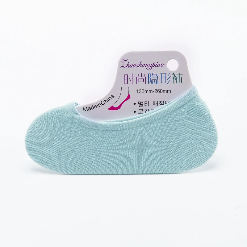 No‑show velvet ankle socks, nylon, breathable, silicone heel, one size (recommended up to EU 40)