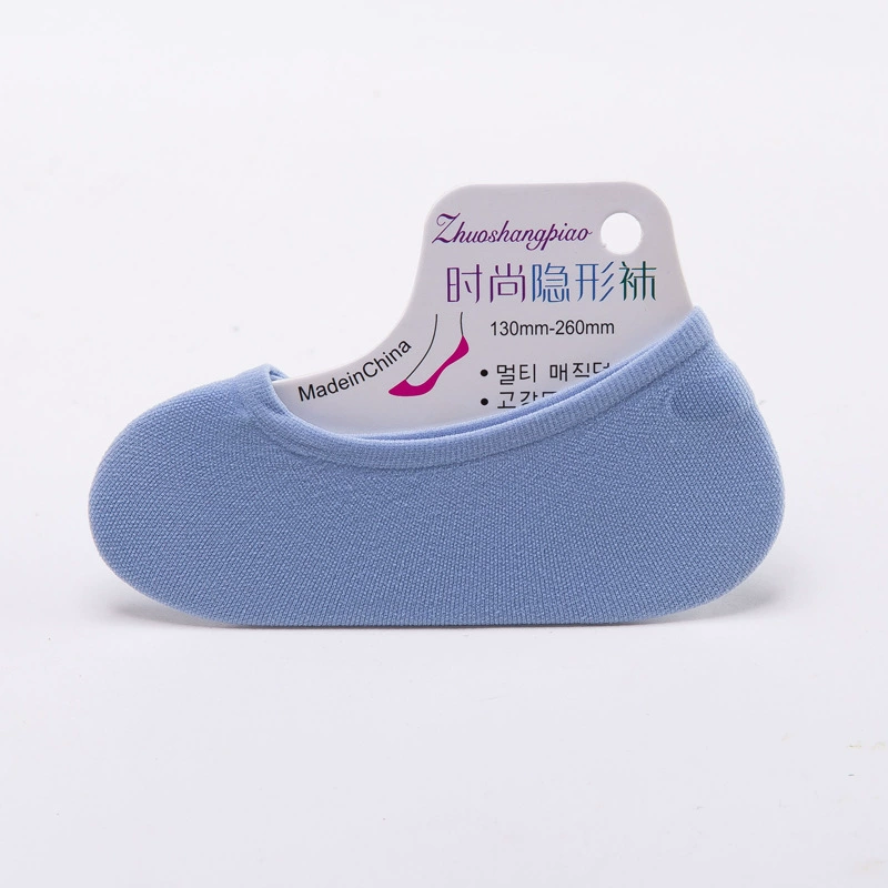 No‑show velvet ankle socks, nylon, breathable, silicone heel, one size (recommended up to EU 40)