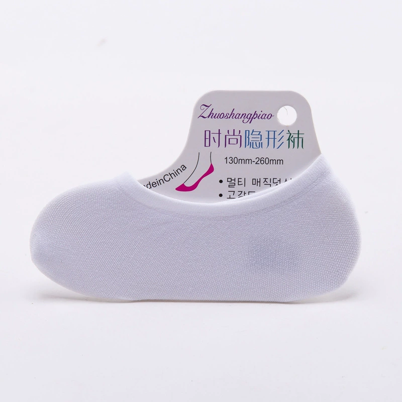 No‑show velvet ankle socks, nylon, breathable, silicone heel, one size (recommended up to EU 40)