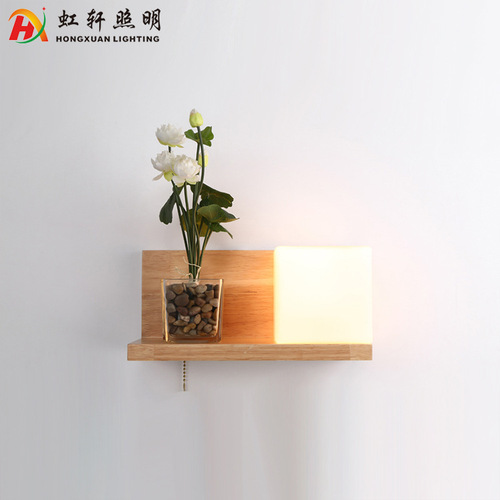Modern creative wall lamp led living room bedroom bedside lamp Chinese style aisle lamp corridor lamp balcony wall hanging lamp wall lamp