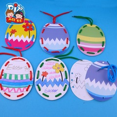 American DIY Easter Egg Ornaments: Kids' Hand-Painted & Colored Paper Eggs, Wholesale Bulk Options