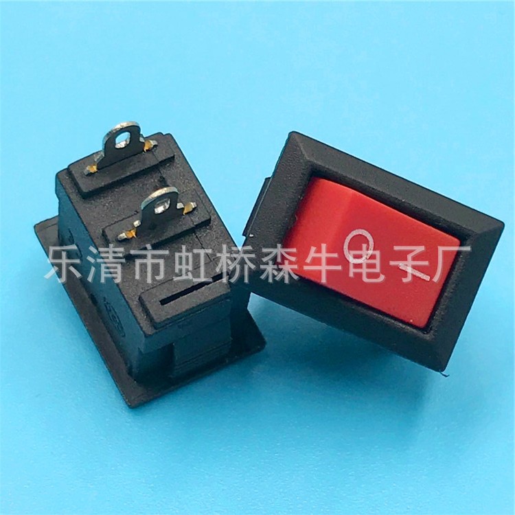 供应kcd11小型船形开关红盖船型开关KCD11 小开关 红黑盖