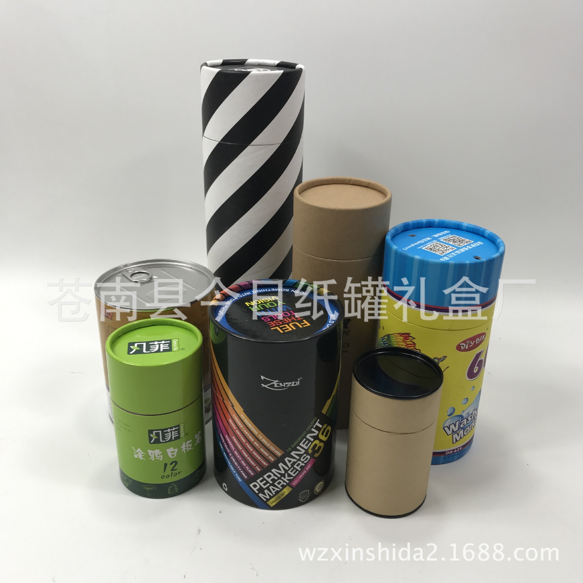 定 制花茶纸筒 牛皮纸茶叶纸管 厂家定 做圆形海报纸罐 雨伞圆筒