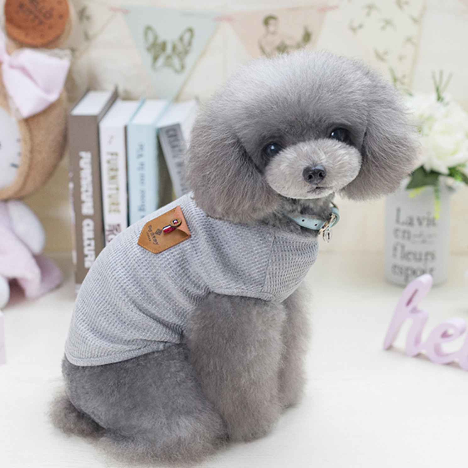 DOGBABY 애완 동물 의류 개 옷 애완 동물 의류 애완 동물 용품 제조 업체 도매 18 한국어 버전 조끼