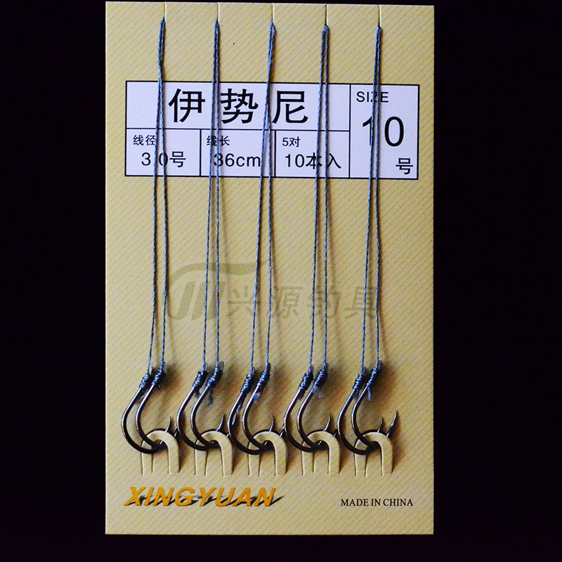 Factory wholesale strong horse line double hook tied sub -line dual…