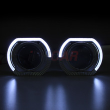 厂家供应威信灯罩工艺升级方型LED光导天使眼汽车前大灯DRL日行灯
